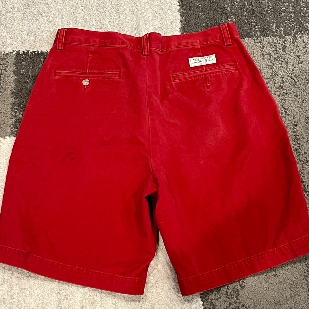 Polo Ralph Lauren 31” Prospect Short Red 100% Cotton Twill Chino Shorts
